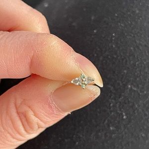 Diamond with opal body jewelry Earring